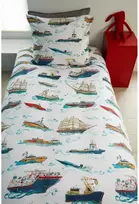 Beddinghouse Vaikiškas patalynės komplektas Ships Mėlyna Pagalvės matmenys - 50x70 cm, Antklodės matmenys - 135x200 cm