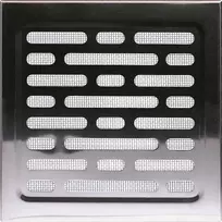 AWENTA ventiliacijos grotelės 140x140 nerūdijančio plieno Awenta MN1N