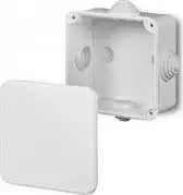 Elektro Plast Nasielsk 0242-10 FAST-BOX Hermetiška dėžutė be išpjovos 76x76x40mm tuščia IP55 balta 0242-10