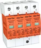 Protec Apsauga nuo viršįtampių 4p B+C (I+II) BY1-B+C 4P 3212040 PRO-TEC