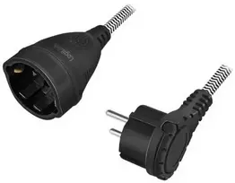 „Logilink“ maitinimo laidas USB LogiLink CEE 7/7 į CEE 7/3, 3 m