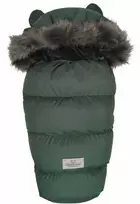 Multitex Miegmaišis vežimėliui su mova rankoms, vandeniui atsparus žiemos uždangalas, 100 cm ilgio, Oeko-Tex sertifikatas, rogutėms ir vežimėliams, šiltas vokelis vaikui