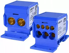 Eti Polam 001102423 Paskirstymo blokas 192A (2x4-70mm2/3x2.5-25mm2+4x2.5-16mm2) mėlynas EDBM-7/N 001102423