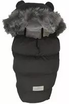Multitex Miegmaišis vežimėliui su mova rankoms, vandeniui atsparus žiemos uždangalas, Oeko-Tex sertifikuotas, 100 cm ilgis, tamsiai turkio kosmoso dizainas, šiltas vokelis vaikui