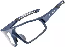 Rockbros SP216BL fotochrominiai UV400 dviratininko akiniai – mėlynos spalvos