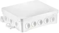 Simet 35404106 Sieninė dėžutė 90x40x135 mm su integruotu kabelio sandarikliu, savaime užsifiksuojanti, be halogenų, FASTBOXiHOOK balta serija IP54 NS9 35404106