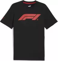 Puma Marškinėliai Vyrams F1 Ess Logo Tee Juodas Raudona 625851 01