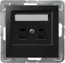 Ospel GPT-2YN/m/33 IMPRESSION Lizdas telefonas dvigubas nepriklausomas juodas metalinis GPT-2YN/m/33