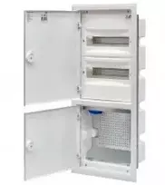 Eti Polam 001101372 Hibridinis skirstomasis skydas 3x12, įleidžiamas, baltos metalinės durys / IP40 400V AC / ERP12-5-3V MEDIA 001101372