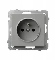 Ospel GP-1RZ/m/82 SONATA Vienvietis lizdas su įžeminimu kašmyrui GP-1RZ/m/82