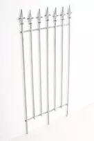 Clp Trading Sodo grotelės ELISA 100 x 50 cm antikvarinės baltos spalvos