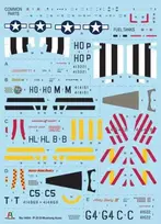 Italeri P-51D Mustang asai 1/72 plastikinis lėktuvo modelis 1484