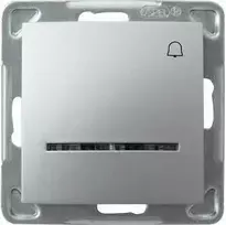 Ospel Skambučio mygt./apšv. p/t IMPRESJA 10A/250V/maks. 3520W sidabro sp.