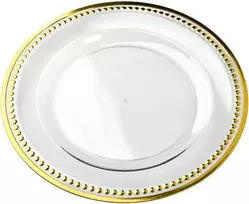 Mondex BLANCHE CLEAR dekoratyvinė padėklas 33x33x1,5 cm