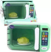 Lean Toys Žaislinė mikrobangų krosnelė vaikams