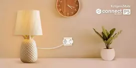 Dvigubas WiFi lizdas Kruger & Matz Connect P5 Tuya