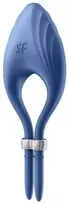 Satisfyer Duelist Mėlyna vibruojantis penio žiedas