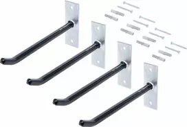 Bgs Technic Sieninių kabliukų rinkinys ratams | 250 mm | 4 vnt. (88304)