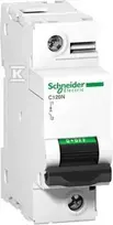 „Schneider Electric“ C120N 1P 125A C 10KA 240/415V perkrovos jungiklis