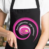 Medvilninė prijuostė "Mano šaltibarščiai - patys skaniausi"