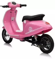 Bili Bike Elektrinis retro stiliaus paspirtukas su 350W varikliu, vaikams nuo 6 metų, cianas