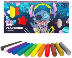 Plastilinas Stitch, 12 spalvų