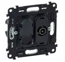 TV lizdo + kompiuterio lizdo RJ45 mechanizmas Valena life Legrand 753055