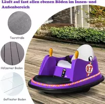 Promotions Vaikiškas elektrinis atsitrenkiantis automobilis, 57x75x42 cm, mėlynas