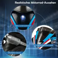 Promotions Elektrinis motociklas, 82,5x42x54 cm, Mėlynas