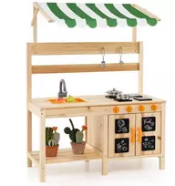 Promotions Vaikų purvo virtuvė, 88x39x117 cm, natūrali