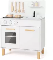 Promotions Vaikiška virtuvėlės žaidimų rinkinys, 55x31x75 cm, balta