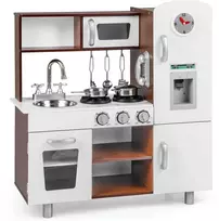 Promotions Vaikiška virtuvėlės žaidimų rinkinys, 73.7x29.2x81.3 cm, ruda ir balta