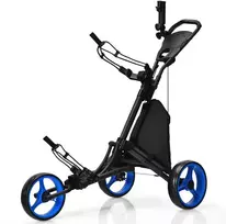 Promotions Golf'o vežimėlis, sulankstomas, 3 ratai, 120,7x69,9x99-114,3 cm, mėlynas