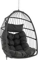 Promotions Kabantis kiaušinio formos krėslas, 77,5x73,7x105,4 cm, pilkas