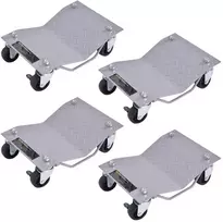 Promotions Padangų ir ratų vežimėlių rinkinys, 41,3x30,2x11,4 cm, pilka, plienas