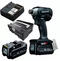 Gręžtuvas Panasonic Suktuvas - gręžtuvas smūginis 18V Panasonic EY76A1+ Systainer + 2x 5.0Ah + kroviklis