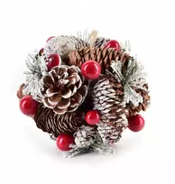 Mondex Since 1986 Affek Design SANTA LILA Dekoratyvinis kamuolys pakabinimui, 12 cm