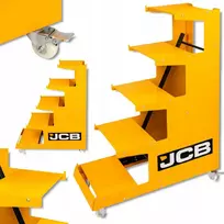 JCB Mobilus demonstracinis stelažas 1350x1000x400mm 5 lentynos iki 300kg