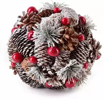 Mondex Since 1986 Affek Design SANTA LILA Dekoratyvinis kamuolys pakabinimui, 18 cm
