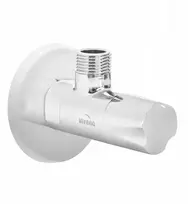 Invena kampinis vožtuvas su keramine galvute 1/2"x1/2", baltas ZW-49-01B-W