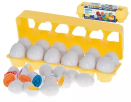 Edukacinis žaislas Kiaušinių dėlionė, KX5964, 12d.