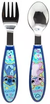 „Disney Stitch“ – metalinių stalo įrankių rinkinys iš „Stitch & Angel“ kolekcijos (šaukštas ir šakutė)