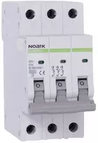 Noark NOARK Plonas grandinės pertraukiklis, 6 kA, B charakteristika, 10 A, 3 polių, Ex9B40J 3P B10
