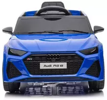 Lean Cars Elektrinis automobilis Audi RS6 BRD-2118 mėlynas