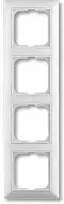 ABB-basic55 Rėmas, matinės baltos spalvos, 4 moduliai