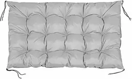 Aio Factory Sodo pagalvėlė 120x80 cm palečių suoliukui, vandeniui atspari, šviesiai pilka