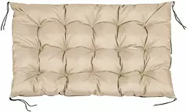 Aio Factory Sodo pagalvėlė 120x80 cm palečių suoliukui, vandeniui atspari, smėlio spalvos