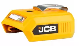 JCB USB įkrovimo adapteris su LED žibintuvėliu