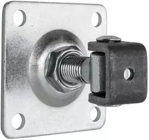 PSG 61.018 vyris su plokštele 80x80x3mm - M16 sriegis (reguliuojamas)