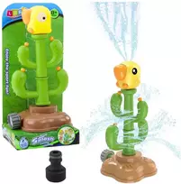 Lean Toys Spalvingas vandens žaislas kaktusas su papūga 25.5x12.5x11 cm
